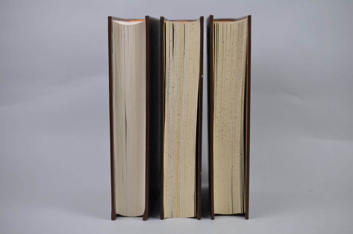 Vol. 37-42 National Geographic 1920-1922 Brown Leather Bound, photo 5 of 11