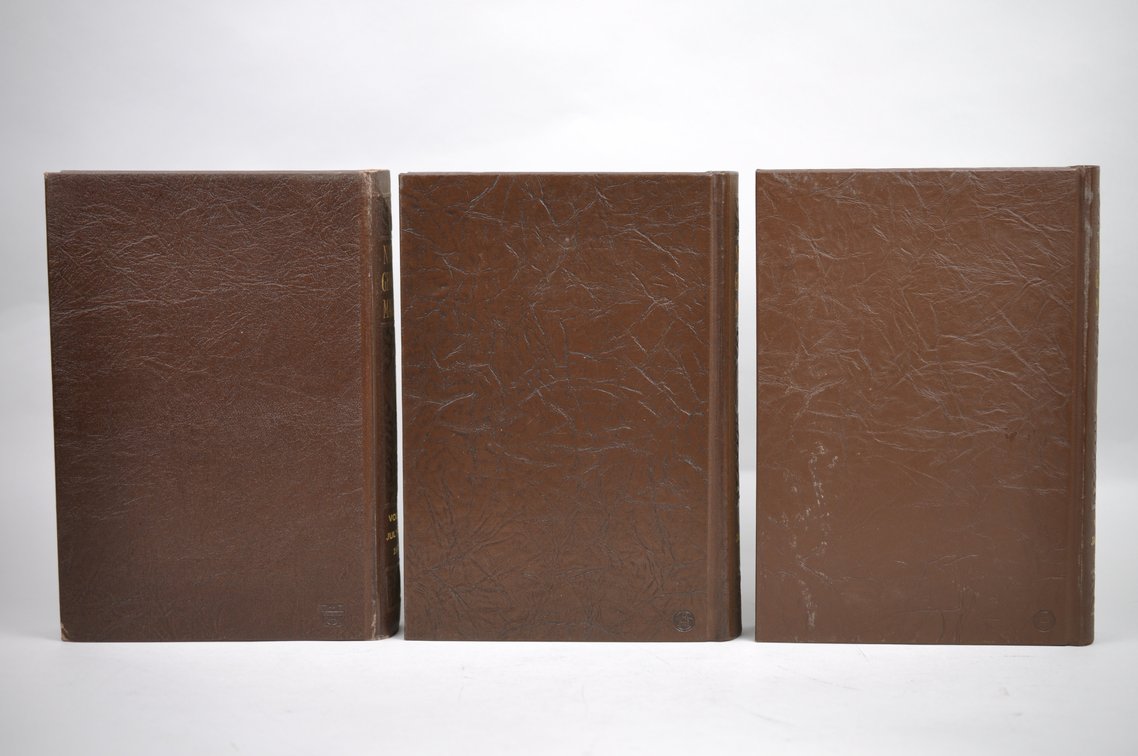 Vol. 37-42 National Geographic 1920-1922 Brown Leather Bound, photo 10 of 11