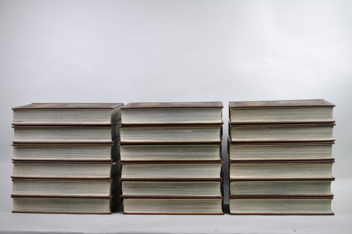 Vol. 119-136 National Geographic 1961-1969 Brown Leather Bound, photo 8 of 12