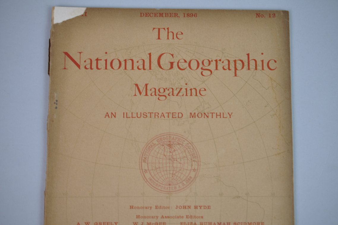 Vol. VII No. 12 – December 1896 National Geographic, photo 3 of 3