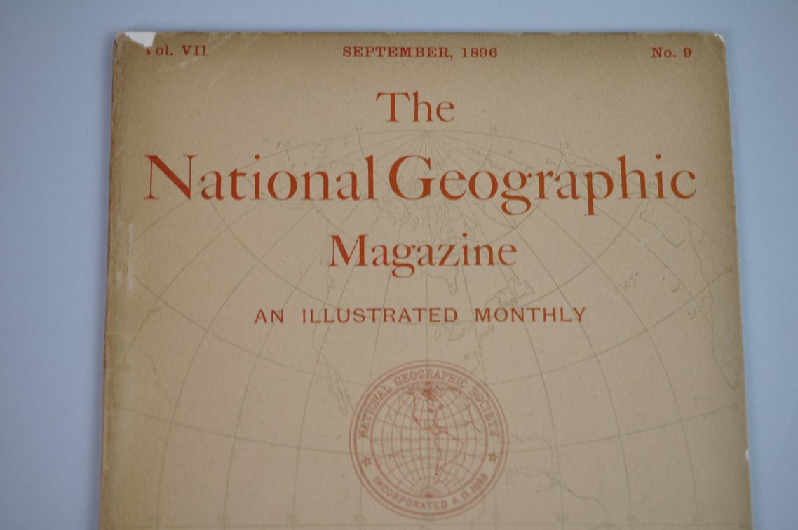 Vol. VII No. 9 – September 1896 National Geographic, photo 3 of 3