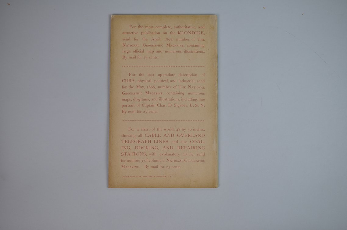 Vol. X No. 3 – March 1899 National Geographic, photo 2 of 3