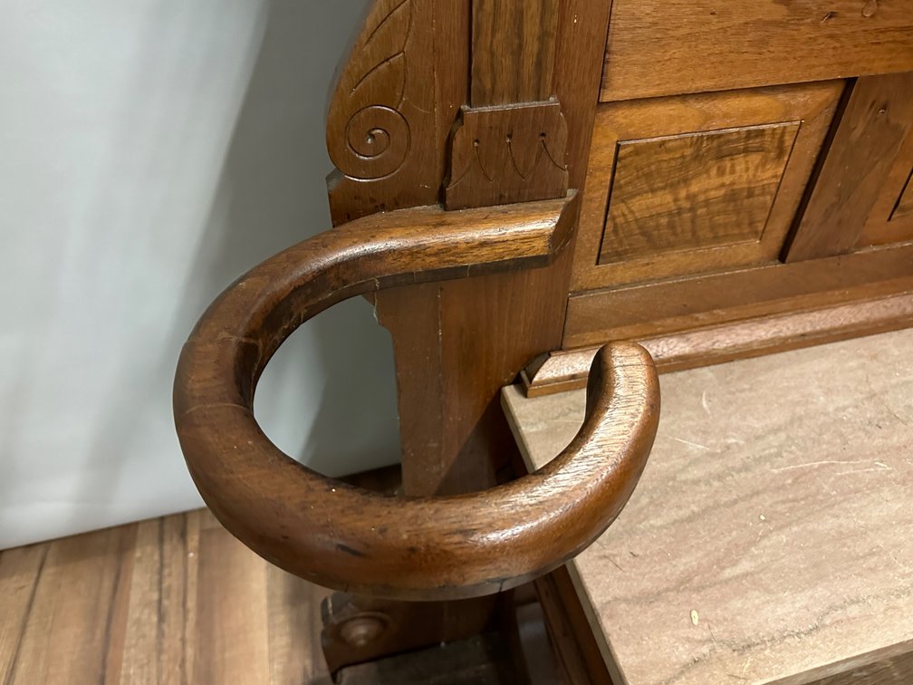 Hall Tree Walnut Victorian, photo 8 of 19