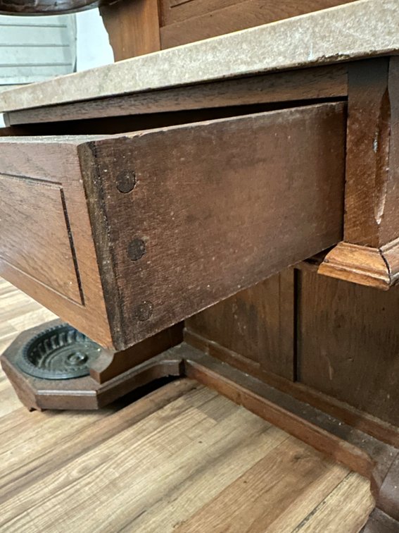 Hall Tree Walnut Victorian, photo 10 of 19