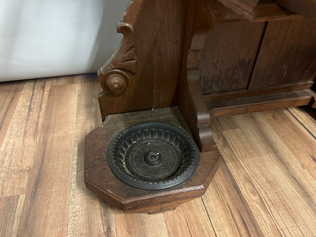 Hall Tree Walnut Victorian, photo 7 of 19
