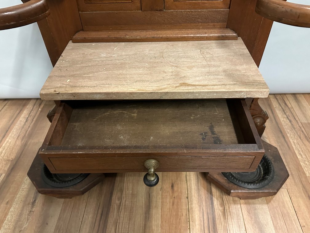 Hall Tree Walnut Victorian, photo 6 of 19