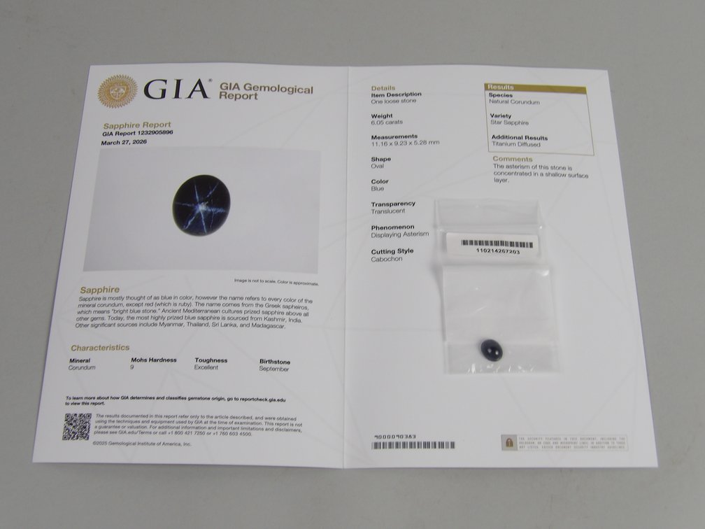Natural Corundum Star Sapphire, photo 7 of 7