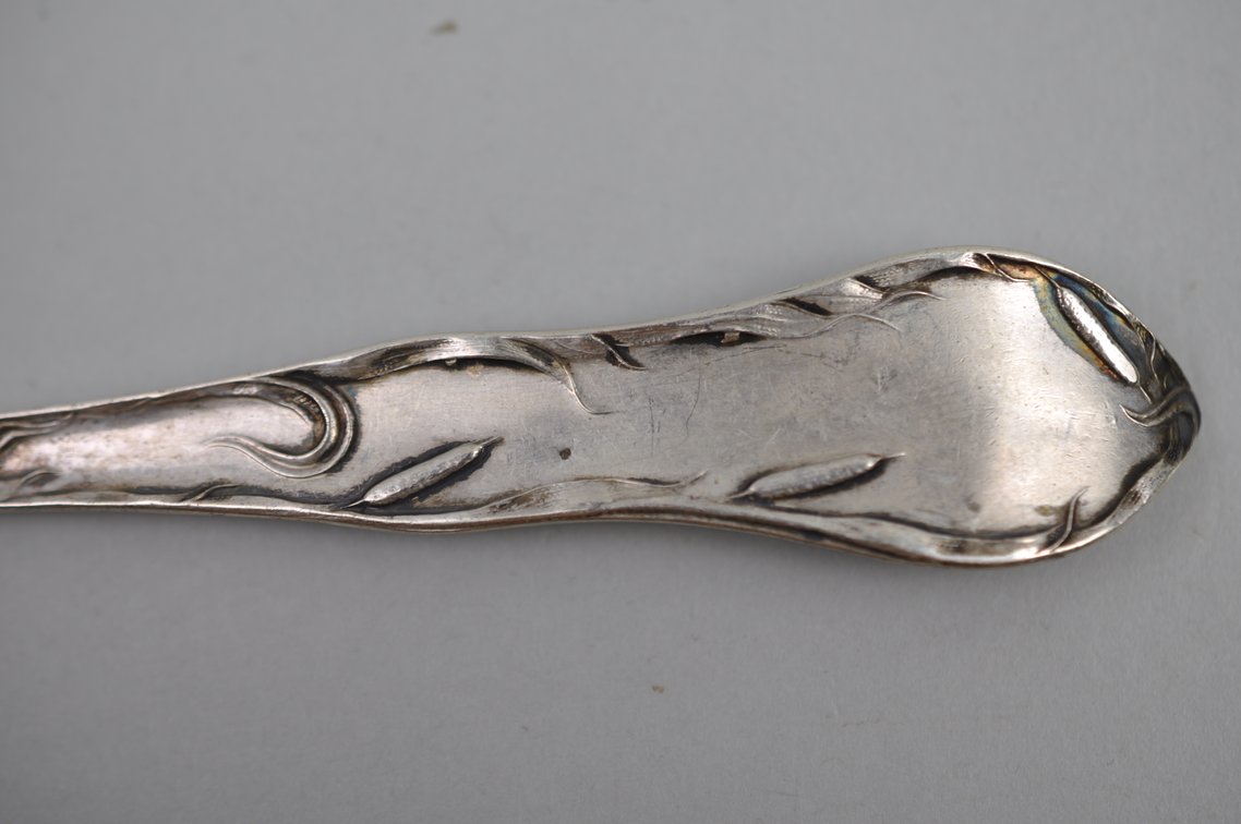 Sterling Silver Pierced Serving Spoons & Pie Server, photo 11 of 21