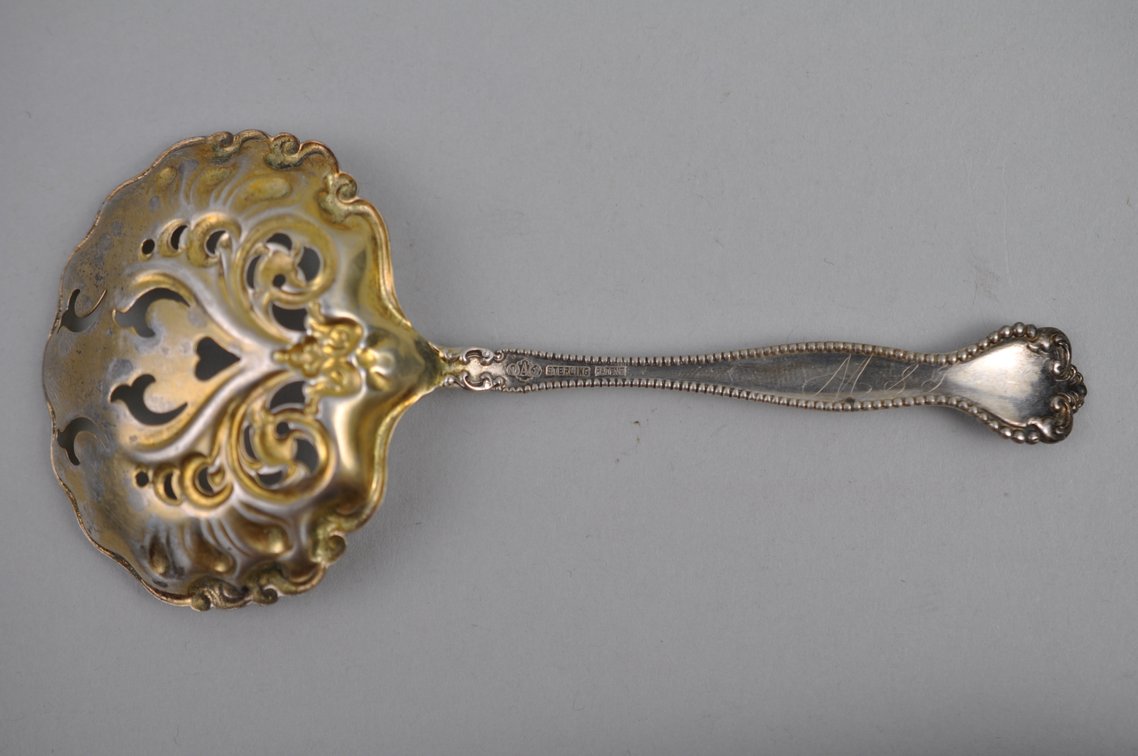 Sterling Silver Pierced Serving Spoons & Pie Server, photo 17 of 21