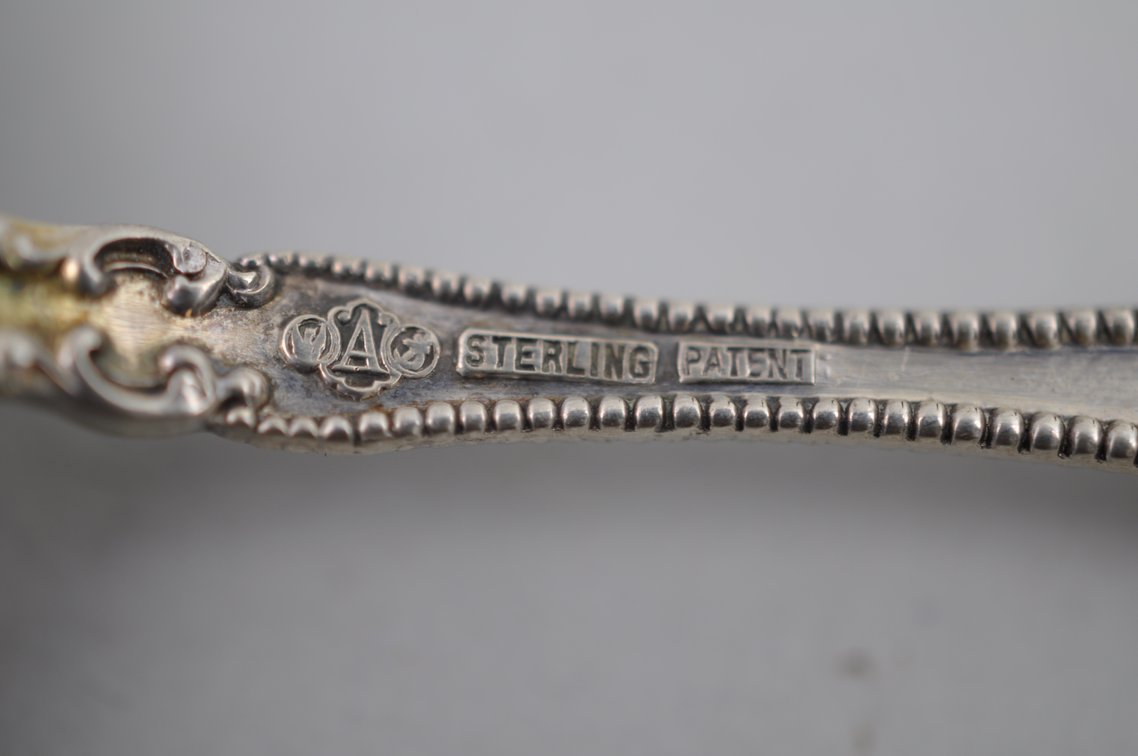 Sterling Silver Pierced Serving Spoons & Pie Server, photo 18 of 21