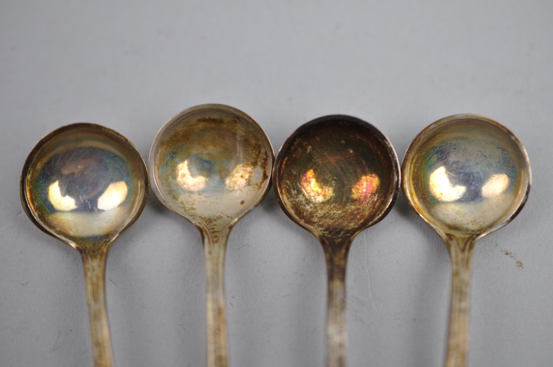 Sterling Manchester Silverware + Gorham Salt Spoons, photo 9 of 11