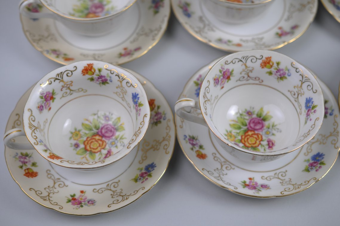 Chikaramachi China Teacups & Saucers, photo 9 of 22
