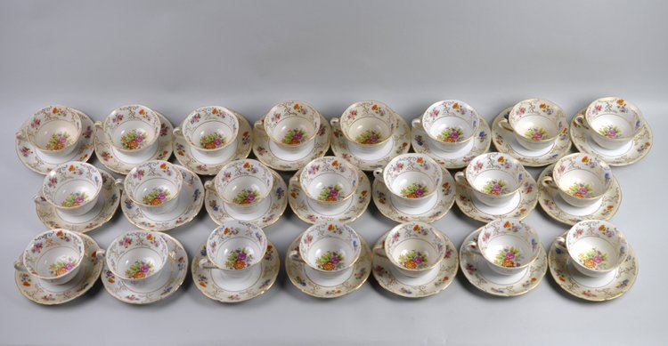 Chikaramachi China Teacups & Saucers
