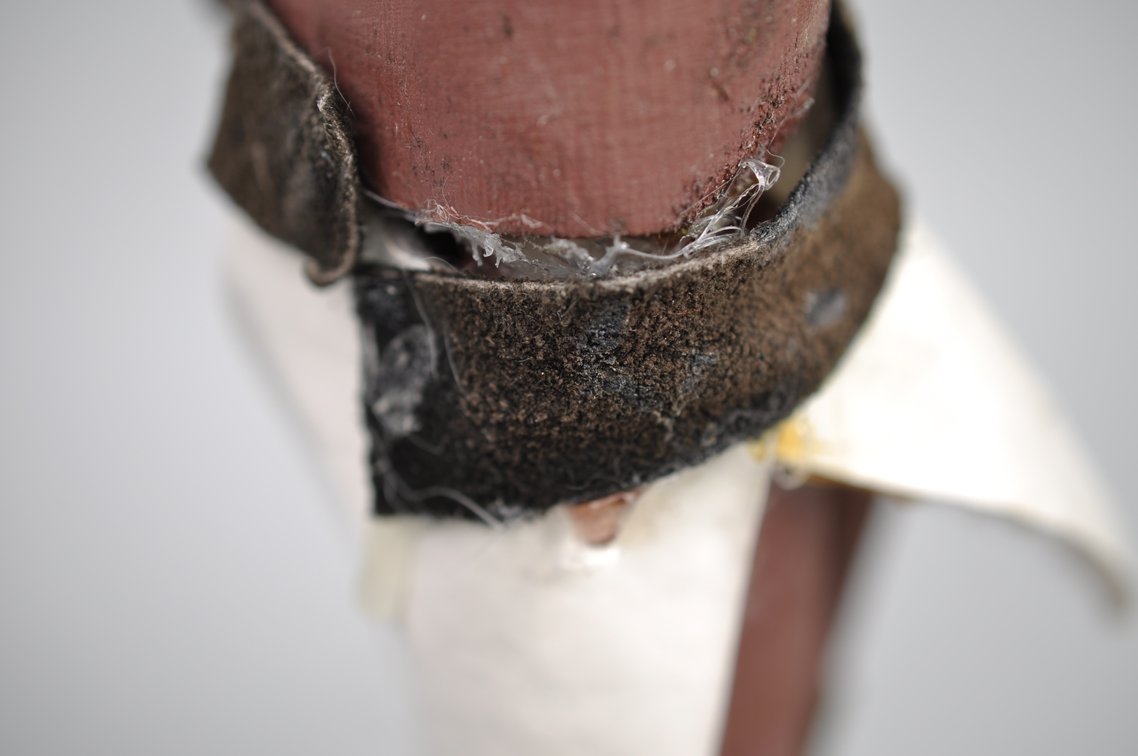 Navajo Kachina Doll White Fur Buffalo, photo 12 of 14