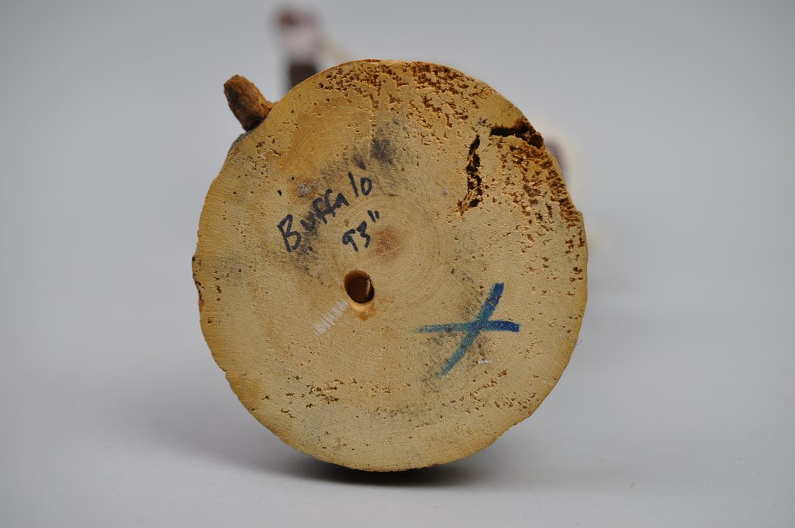 Navajo Kachina Doll White Fur Buffalo, photo 14 of 14