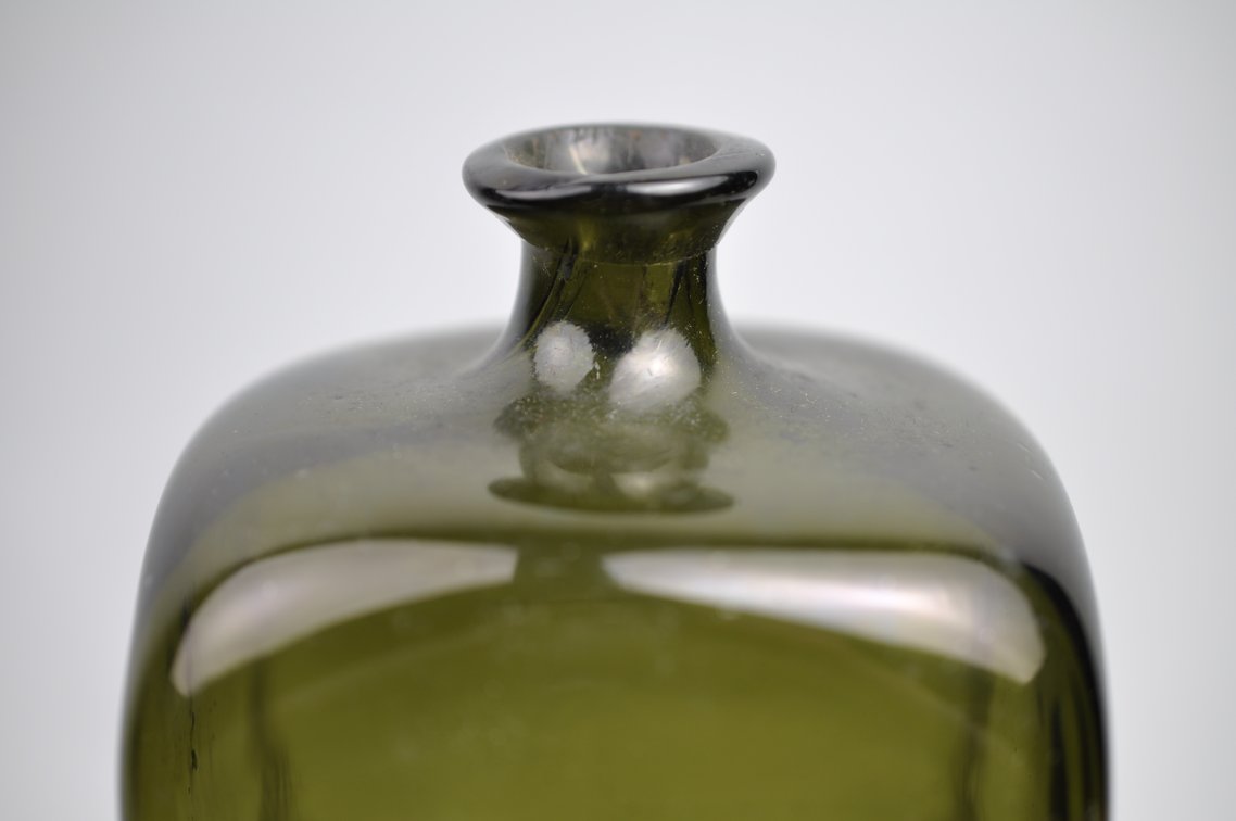 Green Square Glass Gin Bottles, photo 11 of 17