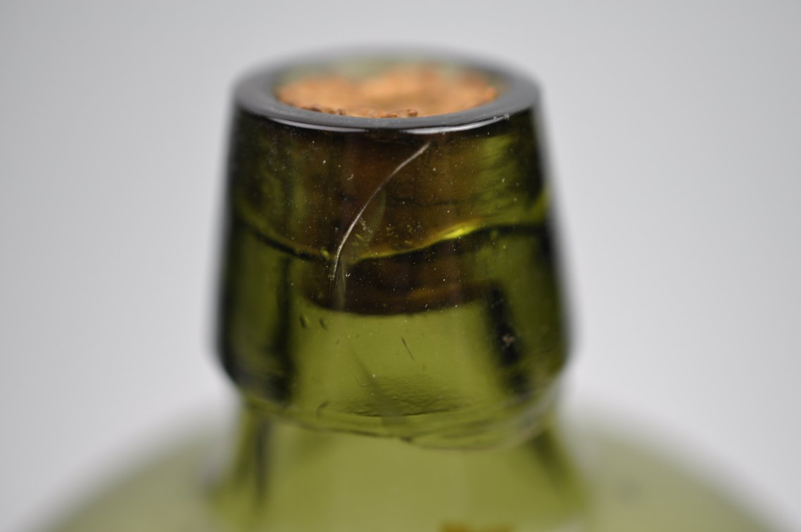 Green Square Glass Gin Bottles, photo 6 of 17