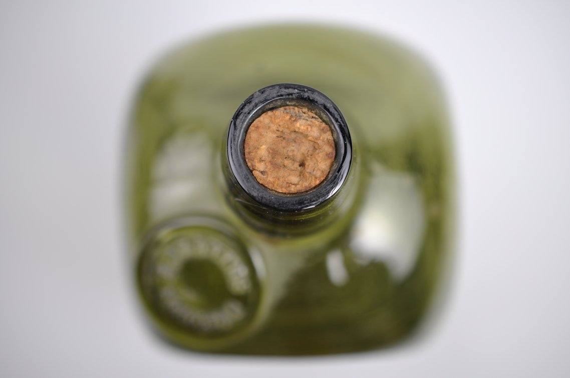 Green Square Glass Gin Bottles, photo 7 of 17