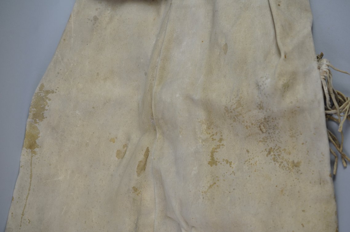 Native American Beaded Buckskin Leather Dress, photo 15 of 20
