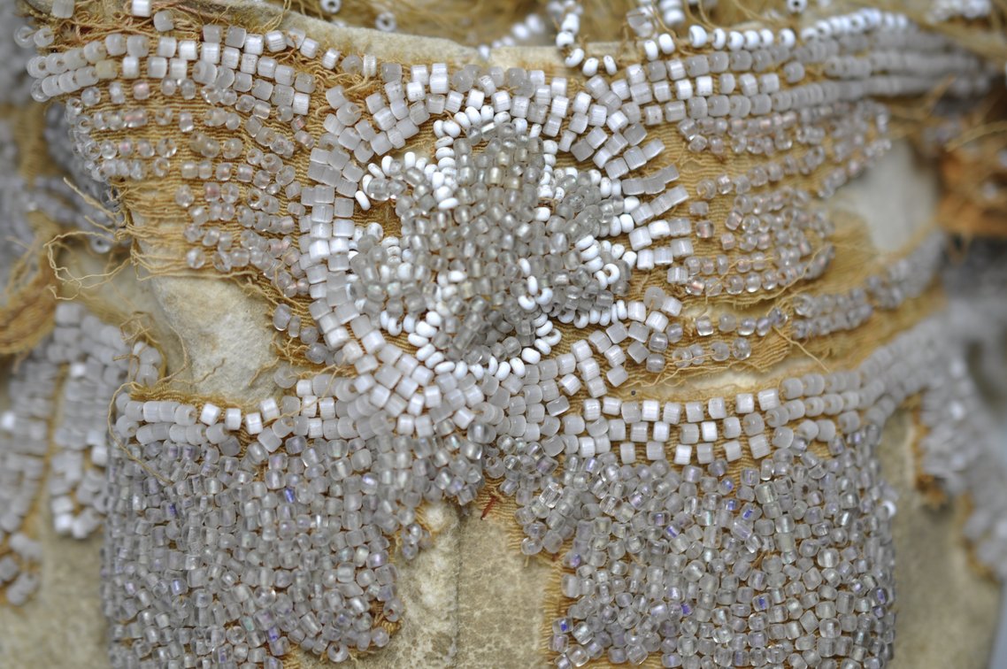 Native American Beaded Buckskin Leather Dress, photo 20 of 20