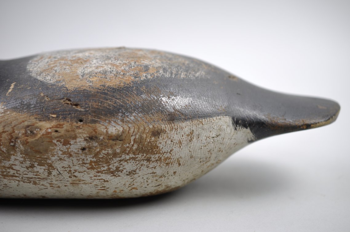 Bluebill Drake Duck Decoy w/ Glass Eye, photo 13 of 14