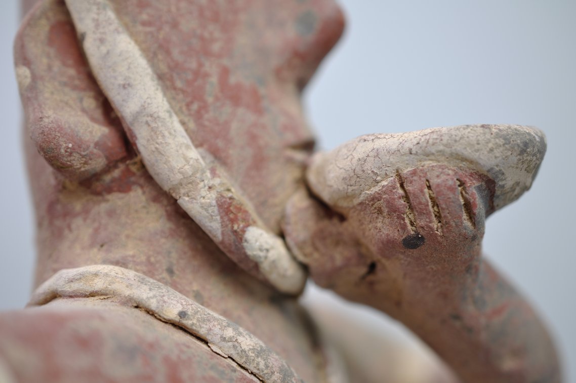 Pre-Columbian Nayarit Pottery Shaman Figure, photo 9 of 18