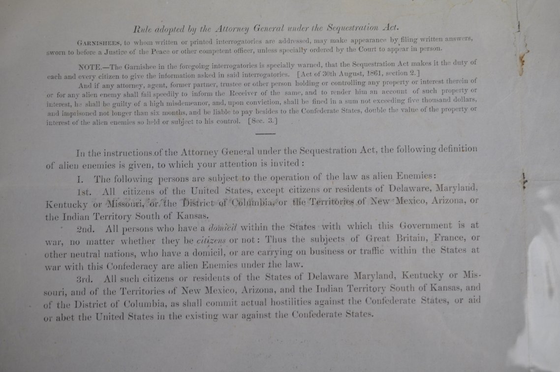 Confederate Civil War Court Questionnaire, photo 7 of 8