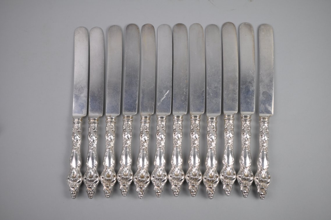 Reed & Barton Les Six Fleurs Sterling 12 Person 84 Pc Set, photo 26 of 67