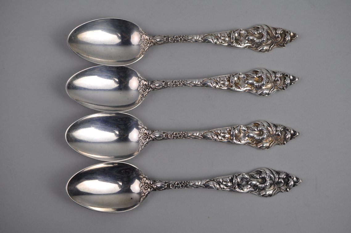 Reed & Barton Les Six Fleurs Sterling Service Set, photo 20 of 28