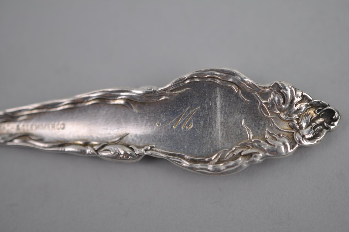 Reed & Barton Les Six Fleurs Sterling Goldwash Spoon Asst., photo 10 of 16