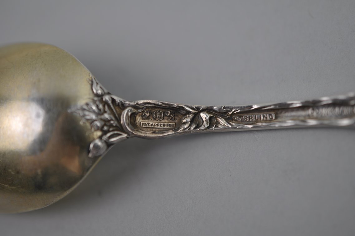 Reed & Barton Les Six Fleurs Sterling Goldwash Spoon Asst., photo 9 of 16