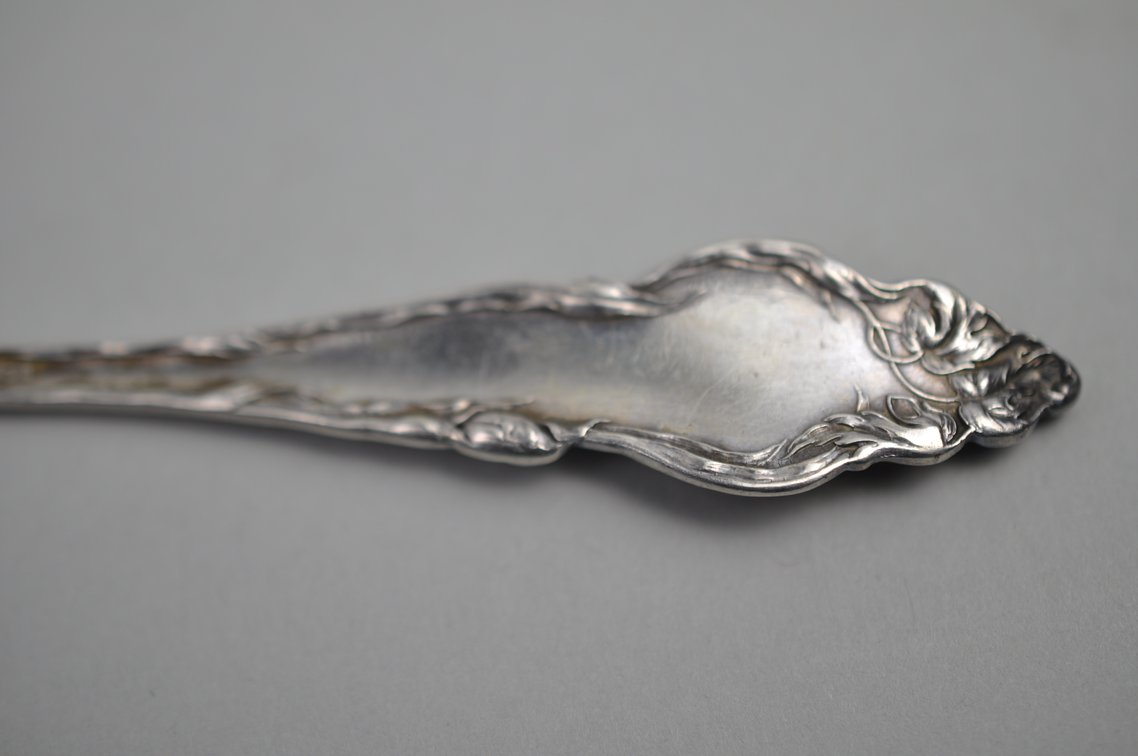 Reed & Barton Les Six Fleurs Sterling Egg Spoons, photo 8 of 10