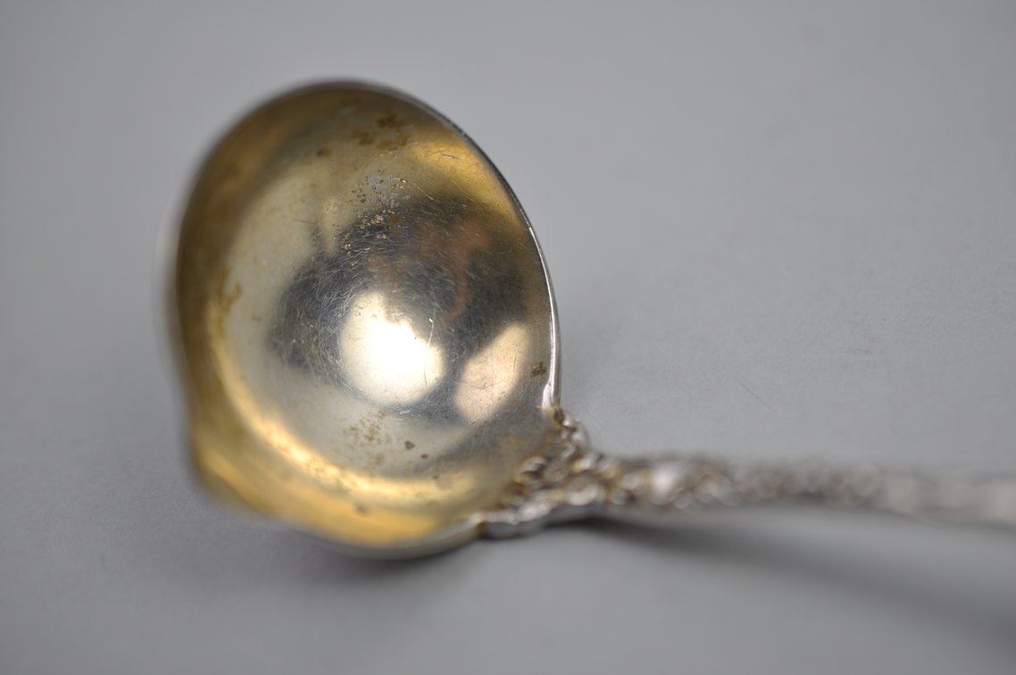 Reed & Barton Les Six Fleurs Sterling Cream Ladle, photo 3 of 10
