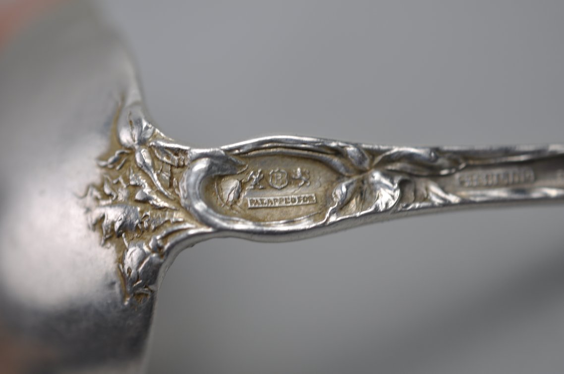 Reed & Barton Les Six Fleurs Sterling Gravy Ladle, photo 9 of 10