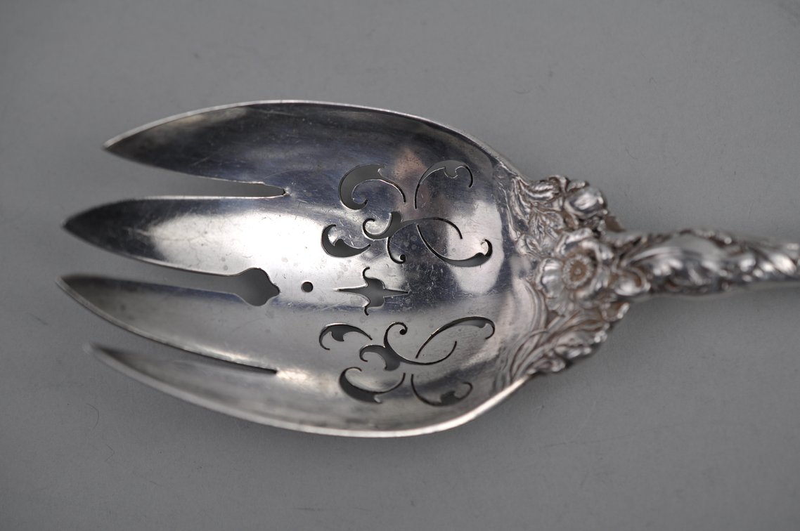 Reed & Barton Les Six Fleurs Salad Fork, photo 3 of 10