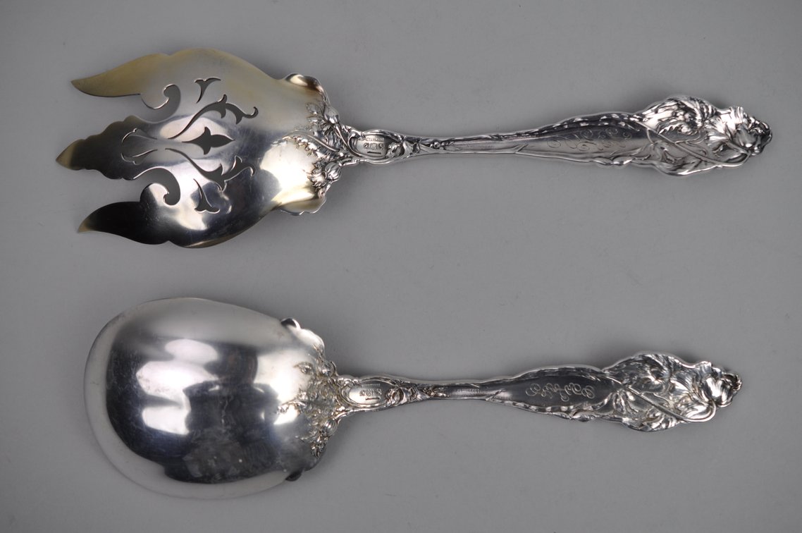 Reed & Barton Les Six Fleurs Sterling Set, photo 2 of 17
