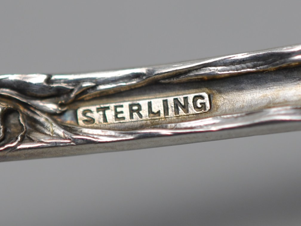 Reed & Barton Les Six Fleurs Sterling Goldwash Spoon Asst., photo 15 of 16