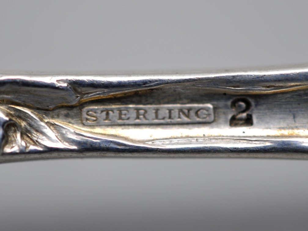 Reed & Barton Les Six Fleurs Sterling Salad Forks, photo 12 of 13