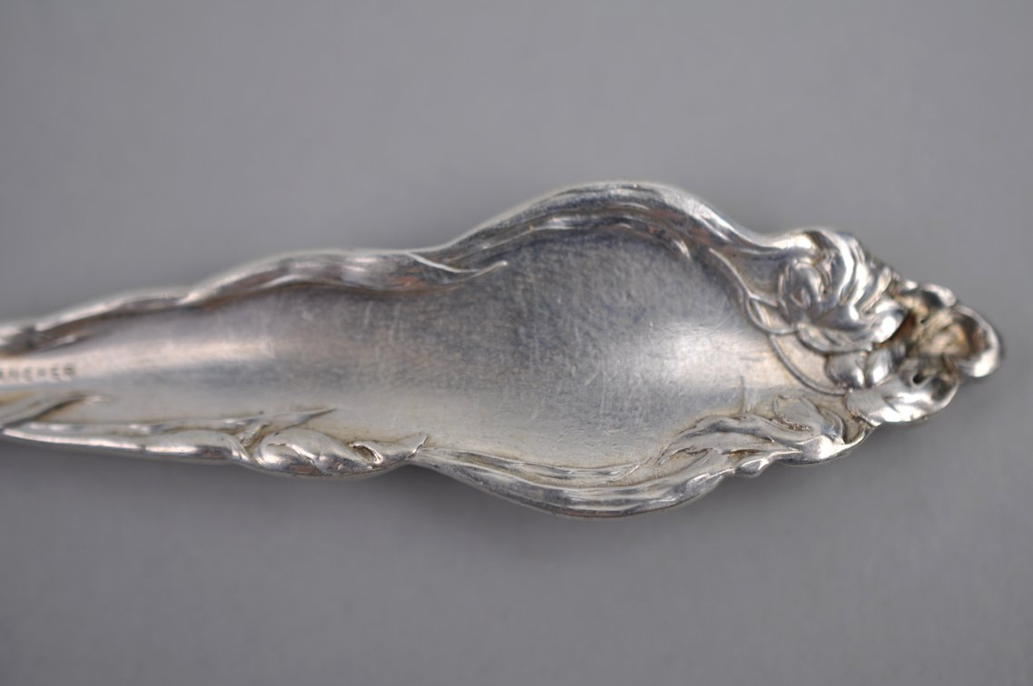 Reed & Barton Les Six Fleurs Sterling Salad Forks, photo 9 of 13