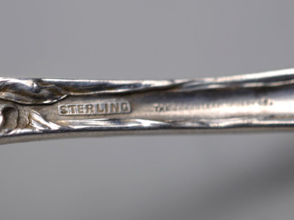 Reed & Barton Les Six Fleurs Sterling Gravy Ladle, photo 10 of 10