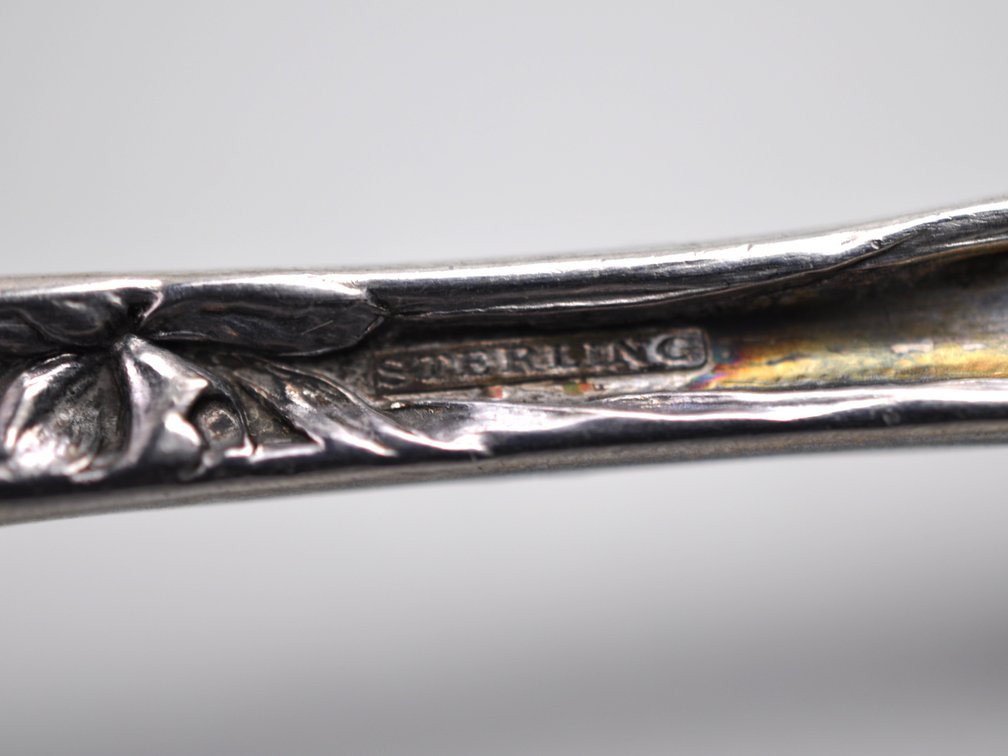 Reed & Barton Les Six Fleurs Sterling Chocolate Muddler, photo 10 of 10