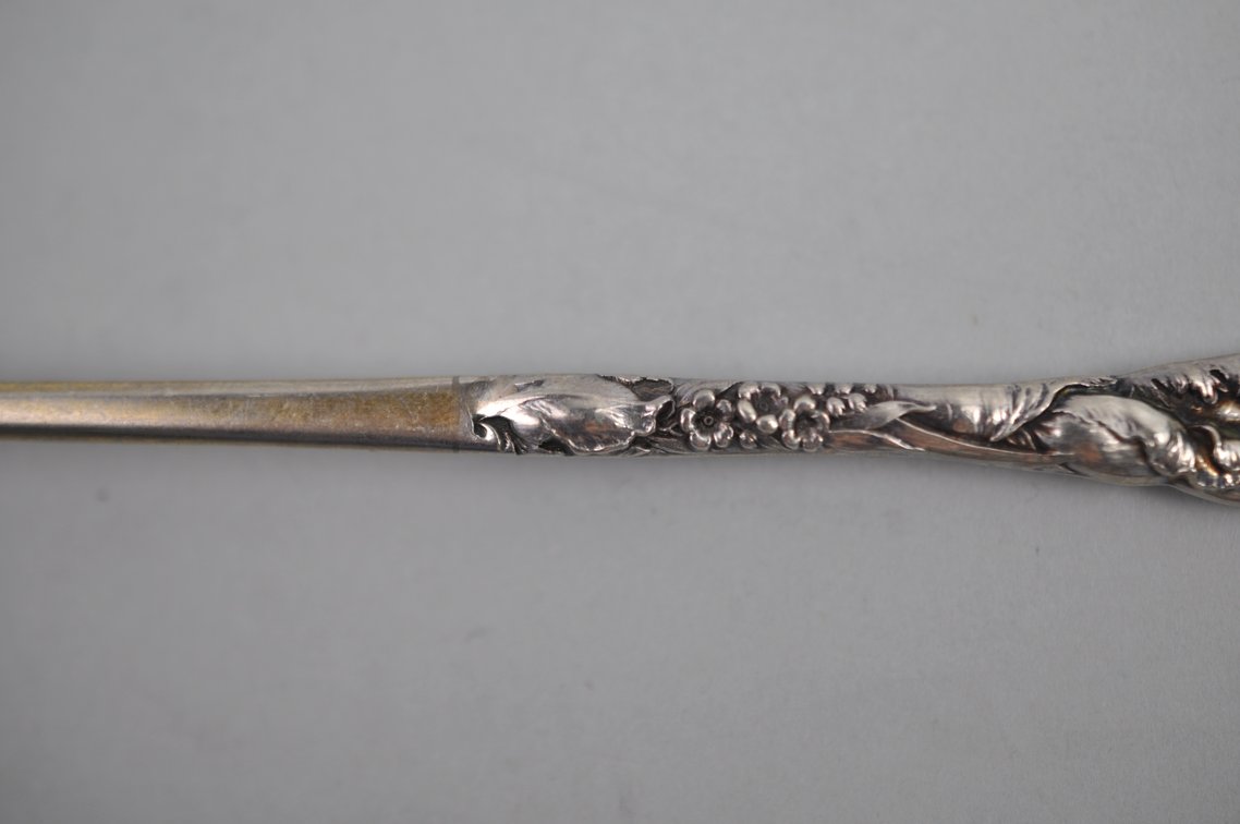 Reed & Barton Les Six Fleurs Sterling Chocolate Muddler, photo 4 of 10