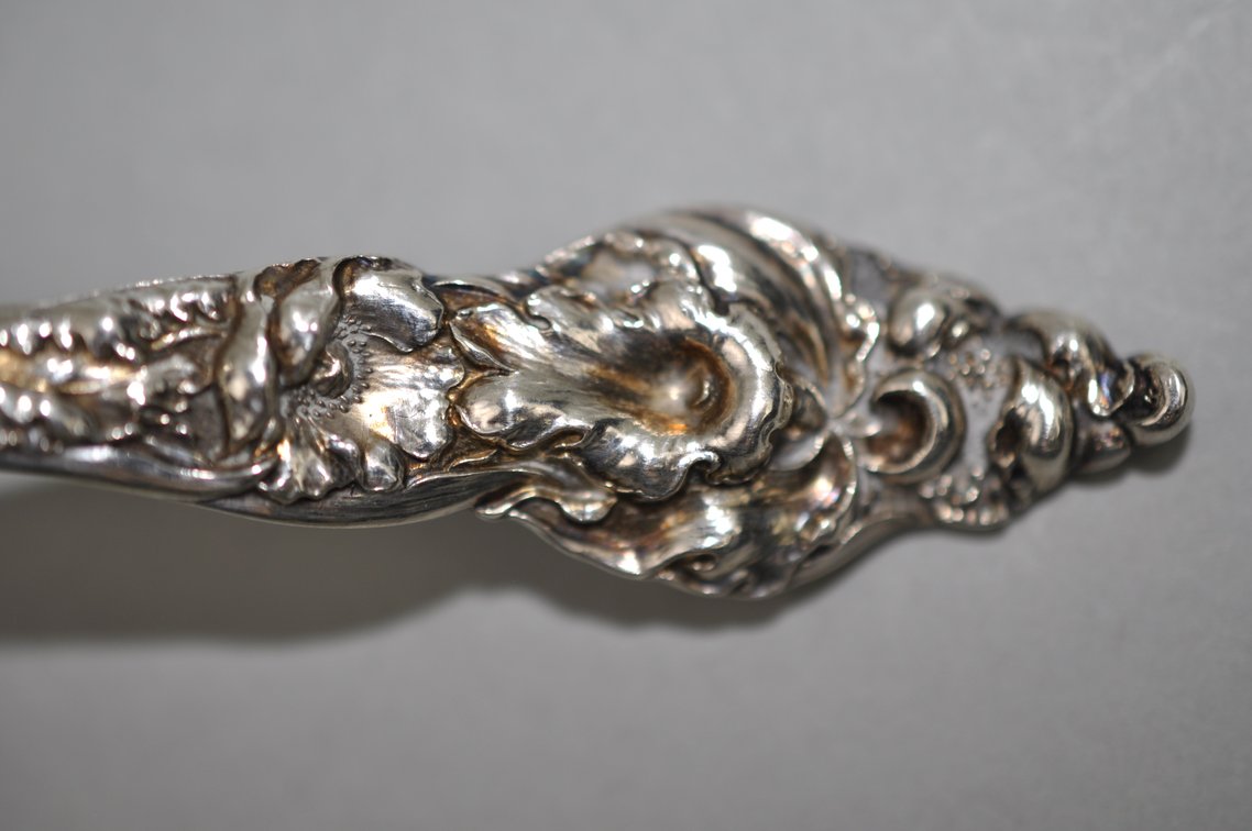 Reed & Barton Les Six Fleurs Sterling Cream Ladle, photo 5 of 10