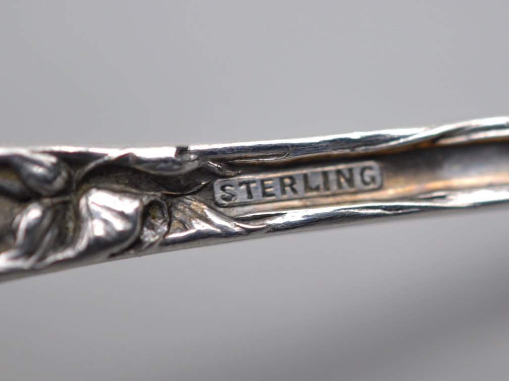 Reed & Barton Les Six Fleurs Sterling Cream Ladle, photo 10 of 10