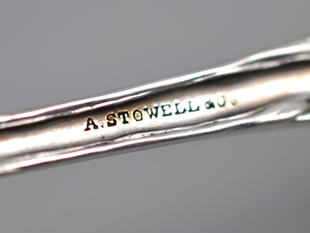 Reed & Barton Les Six Fleurs Sterling Olive Spoon, photo 11 of 11