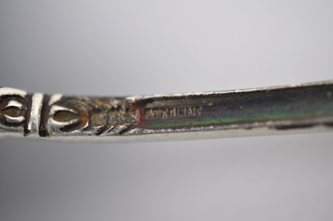 Sterling Silverware w/ Repousse Pattern, photo 11 of 17