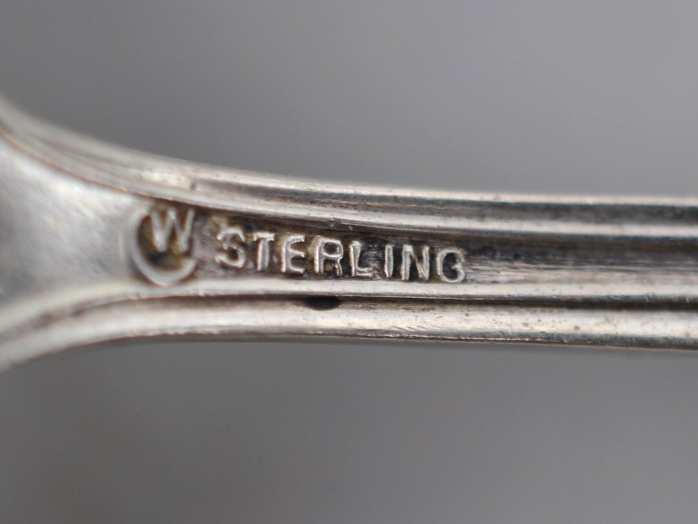 Sterling Silver Pierced Serving Spoons & Pie Server, photo 21 of 21