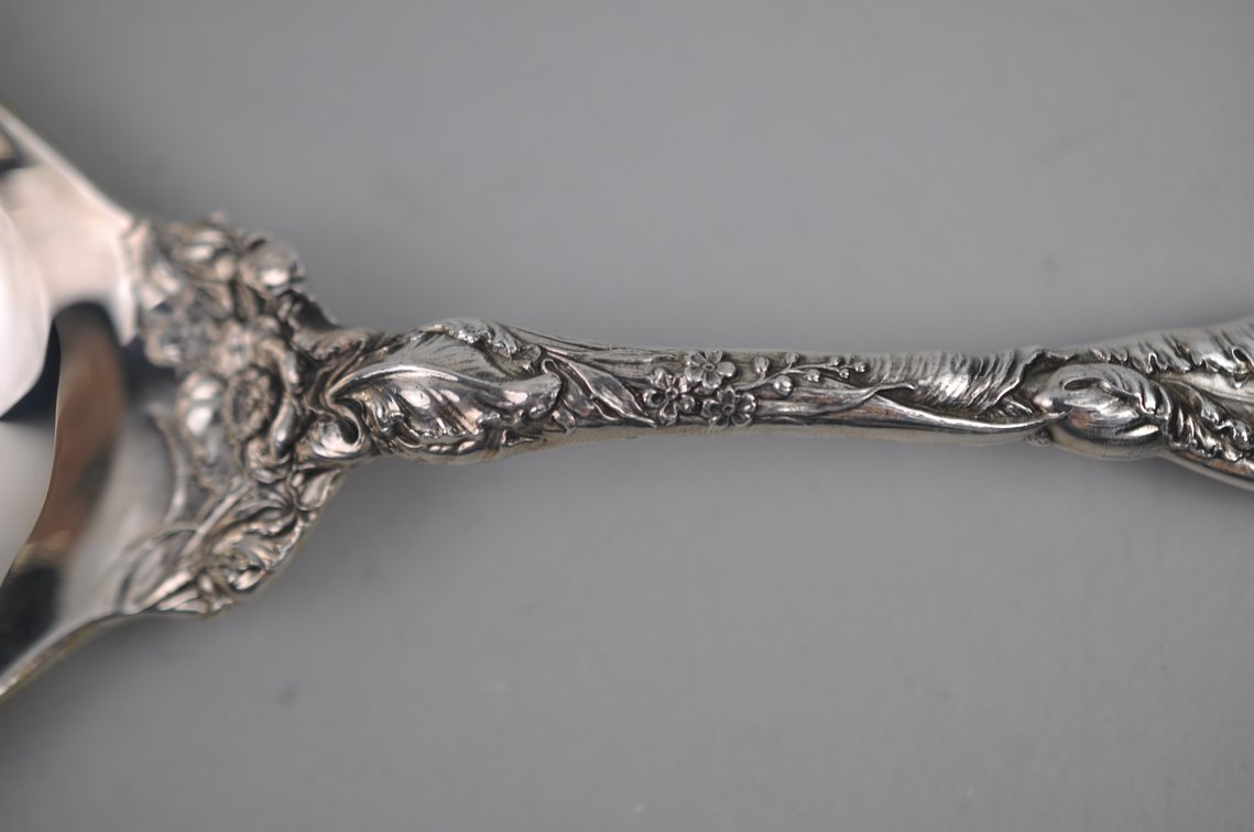 Reed & Barton Les Six Fleurs Sterling Salad Set, photo 10 of 15