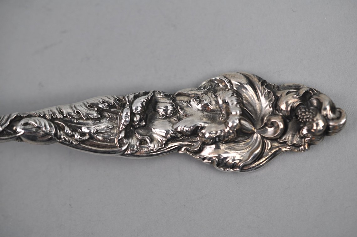 Reed & Barton Les Six Fleurs Sterling Salad Set, photo 11 of 15