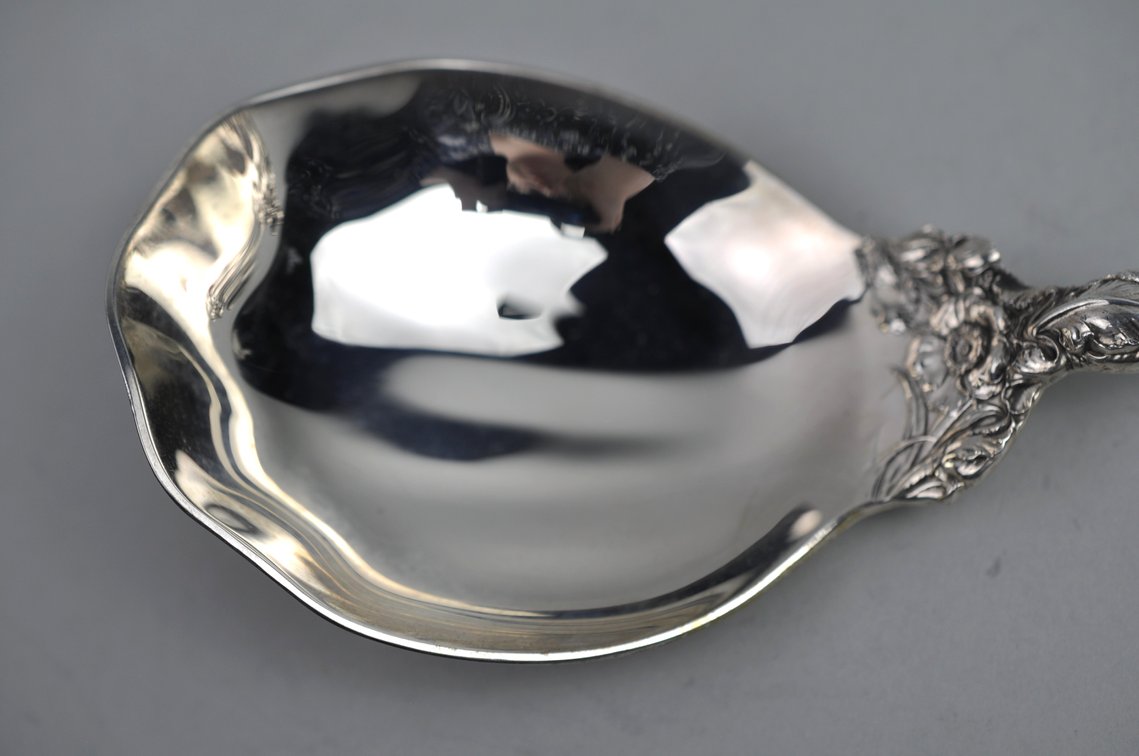 Reed & Barton Les Six Fleurs Sterling Salad Set, photo 9 of 15